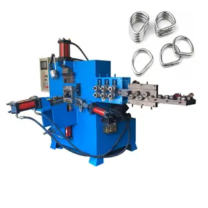 GST Machine de fabrication de boucles soudées en métal avec sac hydraulique Machine de formage d'anneaux en D à crochet en S