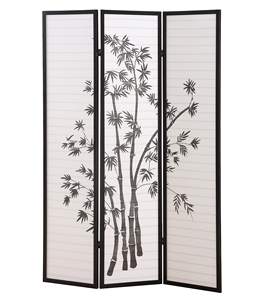 <span class=keywords><strong>Paravent</strong></span> de Chambre Oriental <span class=keywords><strong>Shoji</strong></span> à 3 Panneaux, <span class=keywords><strong>Paravent</strong></span> de Chambre Noir à 3 Panneaux avec Décoration de Meubles en Papier de Maison en Bambou - Product Image 6