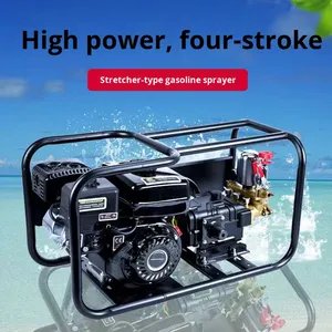 Máy bơm phun xăng bốn thì chạy điện áp suất cao mô hình mới máy móc nông nghiệp mạnh mẽ vườn xanh cao - Product Image 2