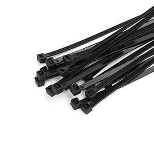 Brida de nailon para cables, 66 bridas de nailon PA66 de Color negro, 3,6mm x 300mm, bridas de cremallera de plástico resistente - Product Image 5