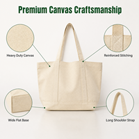 Sac fourre-tout en toile personnalisé avec logo OEM ODM, écologique, réutilisable, rose crème, vente en gros, directement de l'usine