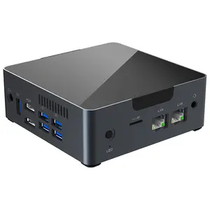 Venda quente 6g ram 128g ssd intel apollo lake n3450, windows 10, mini pc, computador desktop embutido para casa, escritório