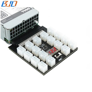 อะแดปเตอร์บอร์ดแปลงพอร์ตเชื่อมต่อ 17 * 12V PCI-E 6Pin สำหรับพาวเวอร์ซัพพลายเซิร์ฟเวอร์ DELL ขนาด 750W 1100W 1600W 2000W 2400W - Product Image 4