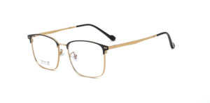 卸売スクエアチタン眼鏡フレーム、<span class=keywords><strong>B</strong></span>チタンテンプル付き、ビジネスカジュアル、男女兼用、ユース眼鏡 - Product Image 5