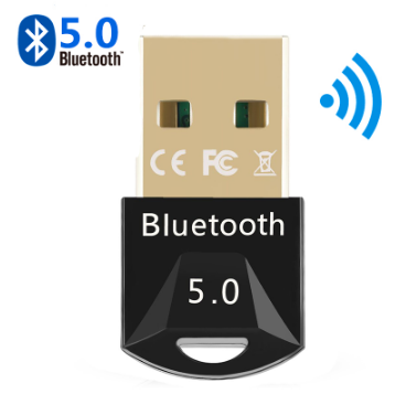 Data Transmission USB Bluetooth 5.0 Dongle for Computer Bluetooth Headset/Mouse/Keyboard/Speaker