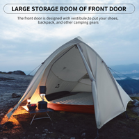 Tente de camping et de randonnée Vista Sports quatre saisons, double couche, résistante aux UV, à installation rapide et instantanée, Ripstop PU4000