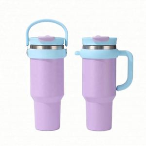 Hot Sale 40oz Portable Handle <b>Insulated</b> Stainless Steel Tumbler Large Capacity Travel Camping <b>Mug</b> - Product Image 5