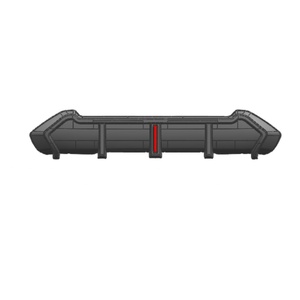 Haosheng - Difusor Trasero de Plástico para Automóviles, Color Negro Brillante con Luz, para <span class=keywords><strong>Suzuki</strong></span> Grand <span class=keywords><strong>Vitara</strong></span> <span class=keywords><strong>2022</strong></span>+ - Product Image 2