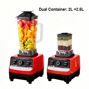 Potente <span class=keywords><strong>Licuadora</strong></span> Doméstica para Smoothies, de Alta Resistencia, con 5+ Velocidades, a Prueba de Fugas, Máquina Eléctrica 2 en 1 - Product Image 3