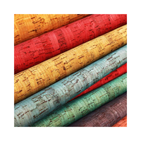 Tissu en cuir synthétique PU gaufré extensible à texture personnalisée pour sacs en liège et revêtements de canapé
