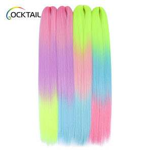 <span class=keywords><strong>ผม</strong></span>ถักเปียสีสันสดใสย้อมง่ายต่อการสวมใส่ - Product Image 1