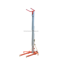 Plateforme élévatrice manuelle portable en alliage d'aluminium 3,5m 5m 6,5m 7,9m pour travaux de climatisation