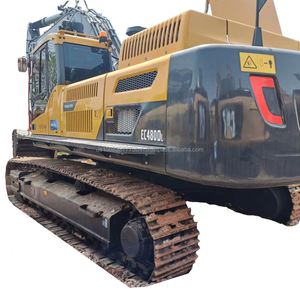 Excavatrice sur chenilles hydraulique VOLVO EC480DL d'occasion, fabriquée en Suède, en stock - Product Image 1