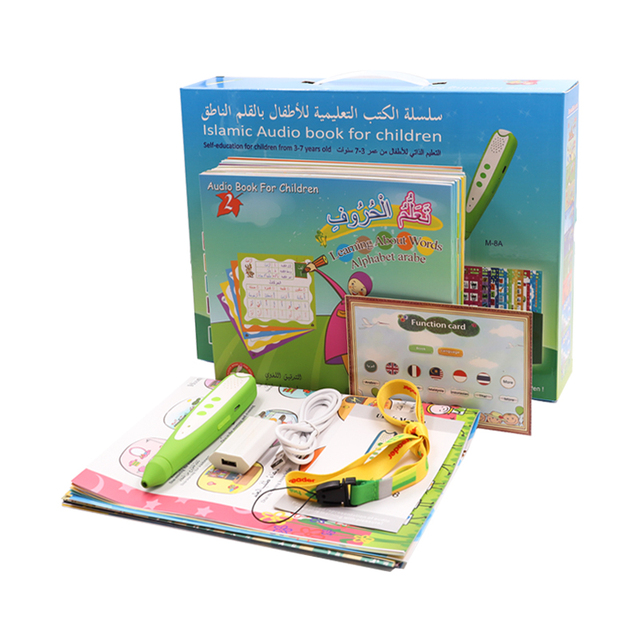 Wholesale Price Kids Reading Pen Muslim Learning 5 Languages Small Book