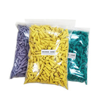 Lot de 0,5 kg d'encens en tour de bois de santal, qualité export, grand format, pour parfumer les toilettes intérieures, désodorisant et assainissant l'air