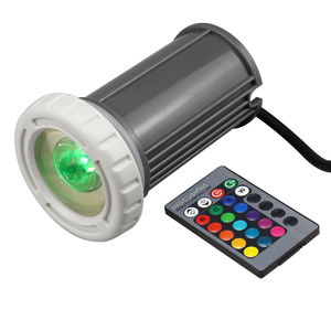 Luz LED para Piscina 3x3W, Mini Bombilla Subacuática de Plástico D90mm, Iluminación RGB para Paisajes, Fuentes, Lagos y Estanques, IP68 - Product Image 2