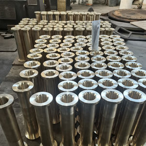 Gran oferta de piezas de mecanizado CNC personalizadas-86300 Trituradora de cono Buje de cobre con rodamientos de agujas Buje de brida - Product Image 5