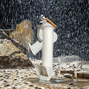 <span class=keywords><strong>Mangeoire</strong></span> cylindrique en <span class=keywords><strong>PVC</strong></span> pour poulets, sans toit, design suspendu, bâche de pluie pour volailles, poussins, oiseaux, cailles, mangeoires pour animaux, bricolage - Product Image 5