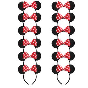 All'ingrosso classico Minnie topolino fasce per capelli con fiocco a pois per bambini e feste per ragazze e donne - Product Image 5