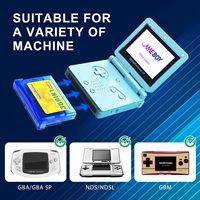 Carte de Jeu 369 en 1 GBA 32 Bits pour GBA GBA SP NDS, Jeux Rétro Pokémon, Langue Anglaise