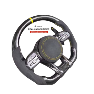 พวงมาลัยคาร์บอนไฟเบอร์สำหรับ Mercedes A45 W176 <span class=keywords><strong>AMG</strong></span> W177การอัพเกรดภายในสมรรถนะ - Product Image 2