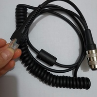 Kabel pemindai kode batang melingkar 8 PIN RJ45 Printers untuk simbol LS3408 & VC5090 printer dengan 3A pengisian cepat pelindung kepang