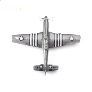 Kit de construction en plastique authentique <span class=keywords><strong>P51</strong></span> Mustang de la Seconde Guerre mondiale, jouet d'aviation militaire, cadeau, modèle d'assemblage 4D, avions RC - Product Image 4