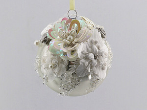 Trang Trí Giáng Sinh Trang Trí Thủy Tinh Đồ Trang Trí Bóng Đỏ Trắng Giáng Sinh Năm Mới 2021 Trang Trí Tiệc 100MM - Product Image 5