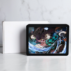 Lámpara de Escritorio LED con Figura de Anime Personalizada de <span class=keywords><strong>Demon</strong></span> <span class=keywords><strong>Slayer</strong></span>, Caja de Luz de Papel, Regalo para Fanáticos del Anime y <span class=keywords><strong>Manga</strong></span> - Product Image 6