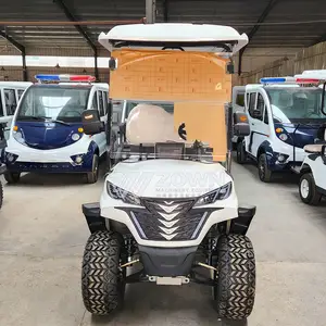 Nuova parete frontale squalo 4-6 posti carrello elettrico Golf Buggy da caccia con carrello elettrico a 4 ruote a corrente alternata