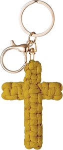 Llavero Cruzado Tejido a Mano Estilo Bohemio, Accesorios para Coche, Colgante Suave para Bolsa, Regalo - Product Image 6
