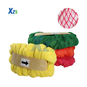 شبكة تغليف أنبوبية من البولي إيثيلين البكر 100٪ على شكل لفائف لتعبئة الخضروات والفواكه، شبكة فواكه وخضروات عالية الجودة - Product Image 2