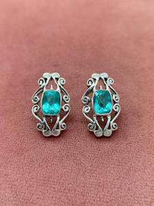 Natural Gemstone Fashion Jewelry Set with Elegant Pendant and Earrings Using <b>Real</b> Quartz <b>Crystal</b> Material Sterling Silver - Product Image 4