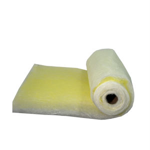 Foshan usine Support G3-G4 fibre de verre filtre maille EU3 industrie fibre de verre filtre médias rouleaux pour cabine de pulvérisation automatique - Product Image 4