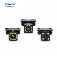 Kamera Mundur Mobil HD CCD Sudut Lebar 170° Tahan Air IP68 Kamera Rem 720P LED Penglihatan Malam DC RCA Grosir Mobil