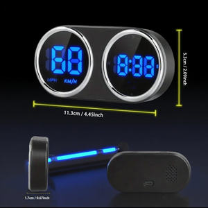 Affichage Tête Haute (HUD) <span class=keywords><strong>GPS</strong></span> Double Écran Style Sport pour Tableau <span class=keywords><strong>de</strong></span> Bord, Couleurs Riches, Commutation KMH/MPH, Compatible Pare-Brise, pour Tous Véhicules - Product Image 6