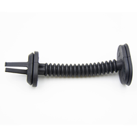 Manchons de protection pour câblage de portière de voiture en EPDM - Joints ondulés en caoutchouc moulés sur mesure pour la protection des faisceaux de câbles automobiles IATF16949