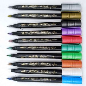 Ensemble de marqueurs fins et pinceaux pour dessin, 100 couleurs, avec logo client OEM, stylo aquarelle - Product Image 3