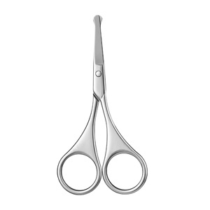 Cute Mini Straight Blade <span class=keywords><strong>Scissors</strong></span> Private Nose Hair <span class=keywords><strong>Scissors</strong></span> Aço inoxidável tamanho pequeno para cuidados pessoais - Product Image 6