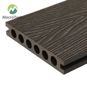 उच्च गुणवत्ता वाले कस्टम मौसम प्रतिरोधी 3डी उभरा हुआ लकड़ी अनाज डब्ल्यूपीसी डेकिंग आउटडोर लकड़ी के प्लास्टिक मिश्रित फर्श