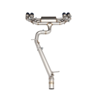 Échappement Catback SDO SUS304 pour VW Golf MK7 7R 7.5R 2.0T 2012-2020, silencieux de performance avec soupape de course, contrôle électronique, quadruple sortie