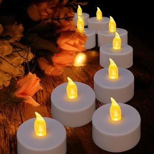 Bougies LED sans flamme à piles, en plastique, lumière réaliste et vive, écologiques, pour Diwali, Noël, mariages, fêtes, maison - Product Image 3