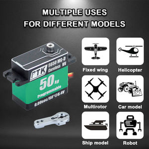 محرك سيرفو رقمي معدني عالي العزم PTK 9850 MG-D بوزن 50 كجم - مقاوم للماء لسيارات التحكم عن بعد والروبوتات - للجنسين من 14 عامًا فما فوق - Product Image 5