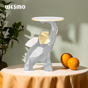 تمثال فيل ديكورات فاخرة حيوان إبداعي ديكور منزلي واقفة على الأرض زخرفة تمثال حيوان - Product Image 2