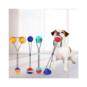 Juguete de goma para limpieza dental con cuerda y campana, bola masticable con ventosa, juguete sonoro de TPR para perros agresivos, ¡gran oferta! - Product Image 4