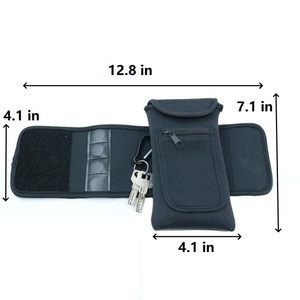 Sac magnétique pour bouteille d'eau avec grand support de poche pour téléphone, attachez-le à l'équipement de gymnastique, accessoires essentiels pour la salle de sport - Product Image 2