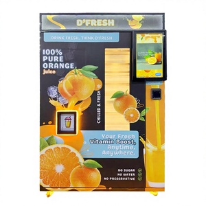 Máquina Expendedora <span class=keywords><strong>de</strong></span> Zumo <span class=keywords><strong>de</strong></span> Naranja Fresco Totalmente Automática con Pantalla LCD <span class=keywords><strong>de</strong></span> 21.6 Pulgadas y Sistema PAX POS para Centros Comerciales - Product Image 1