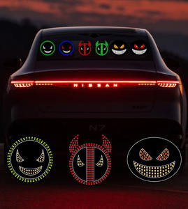 Luz de ojo de diablo para coche, alimentadas por USB luces decorativas para coche, diversión LED, camión sonriente del diablo, Taxi, ojos parpadeantes, accesorios de luz para coche - Product Image 3