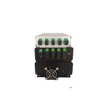 Mini amplificateur optique EDFA 1550nm 4 ports 23dBm WDM à fibre dopée à l'érbium pour FTTH GPON