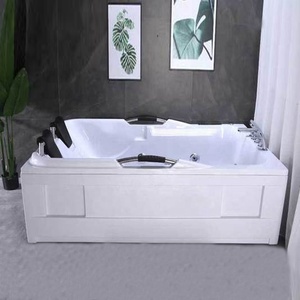 Chine Usine Prix <span class=keywords><strong>Pas</strong></span> <span class=keywords><strong>Cher</strong></span> 2 Personne <span class=keywords><strong>whirlpool</strong></span> Acrylique Massage Baignoire Hôtel De Luxe Bain Autonome Hydromassage - Product Image 2